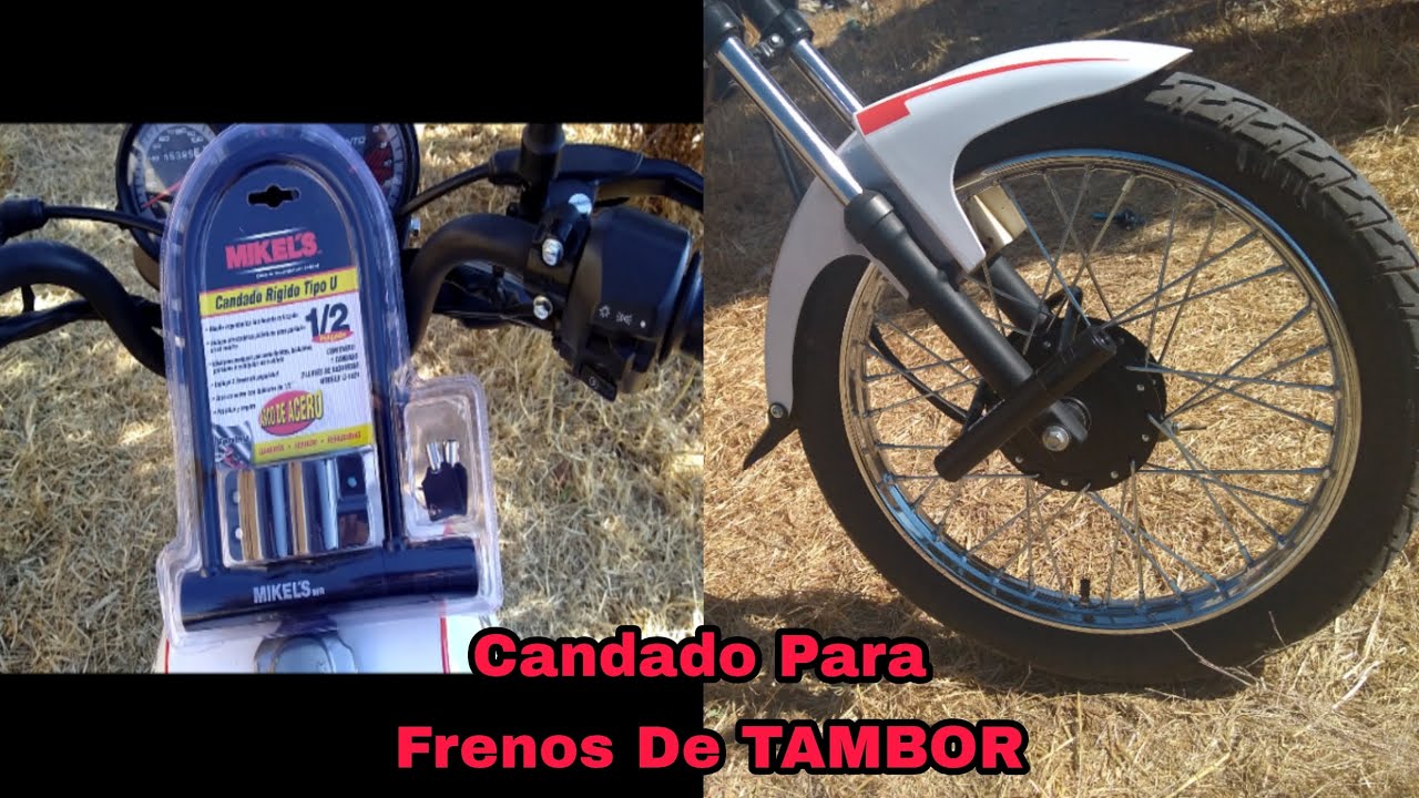 Candado Para Moto Con Frenos De TAMBOR 🔐 Candado MIKEL'S Unboxing 🔥 VENTO  XPRESS 170 🔥 XPRESS 150 🏍️ 