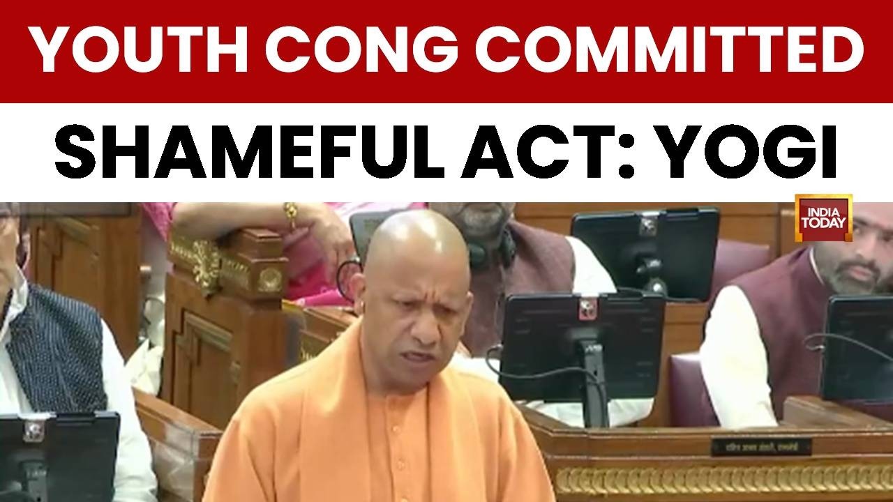 Yogi Adityanath Slams Congress Over 'Shameful' Bharat Mandapam Protest | Youth Congress Protest
