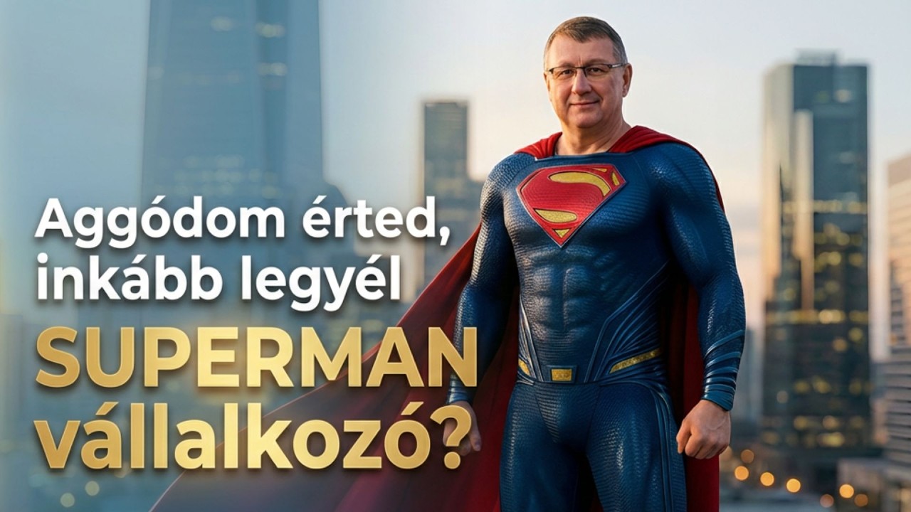 Vállalkozásfejlesztés: Aggódom érted, inkább legyél SUPERMAN-vállalkozó?