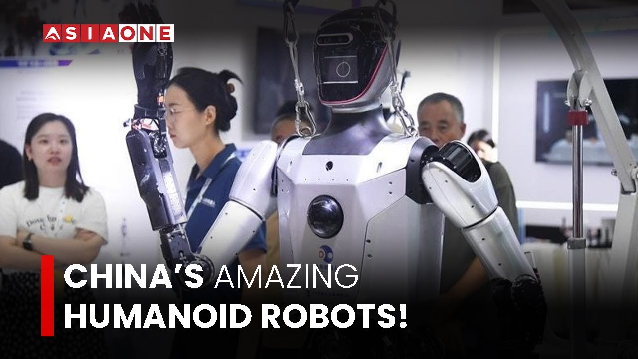 China Shows Next-Gen Humanoid Robots at Shanghai Expo | Robotics & AI Innovation | Asia One News