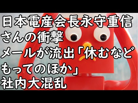 日本電産会長・永守重信さん、衝撃のメールが流出して社内大混乱「休むなどもってのほか」／Amazonプライム、欧州で最大43%の値上げ・・・日本でも値上げ発表くる？