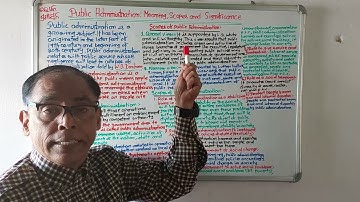 350)Public Administration:Meaning,Scopes and Significance(Odia Video)(3rd Sem+6th Pap)