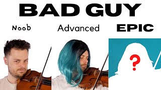 5 Levels of Bad Guy: Noob to BILLIE chords
