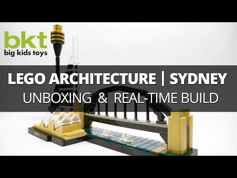 Lego Architecture Sydney Skyline 21032 – Unboxing , Review, and Real-Time Build
