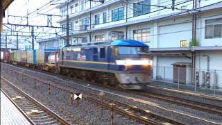 2020.9.2 貨物列車 EF210-319牽引 5054レ 大船駅 通過