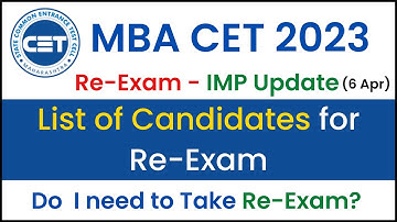 MBA CET 2023 | Re-Exam | Who Should Take it | List of Candidates | Ronak Shah
