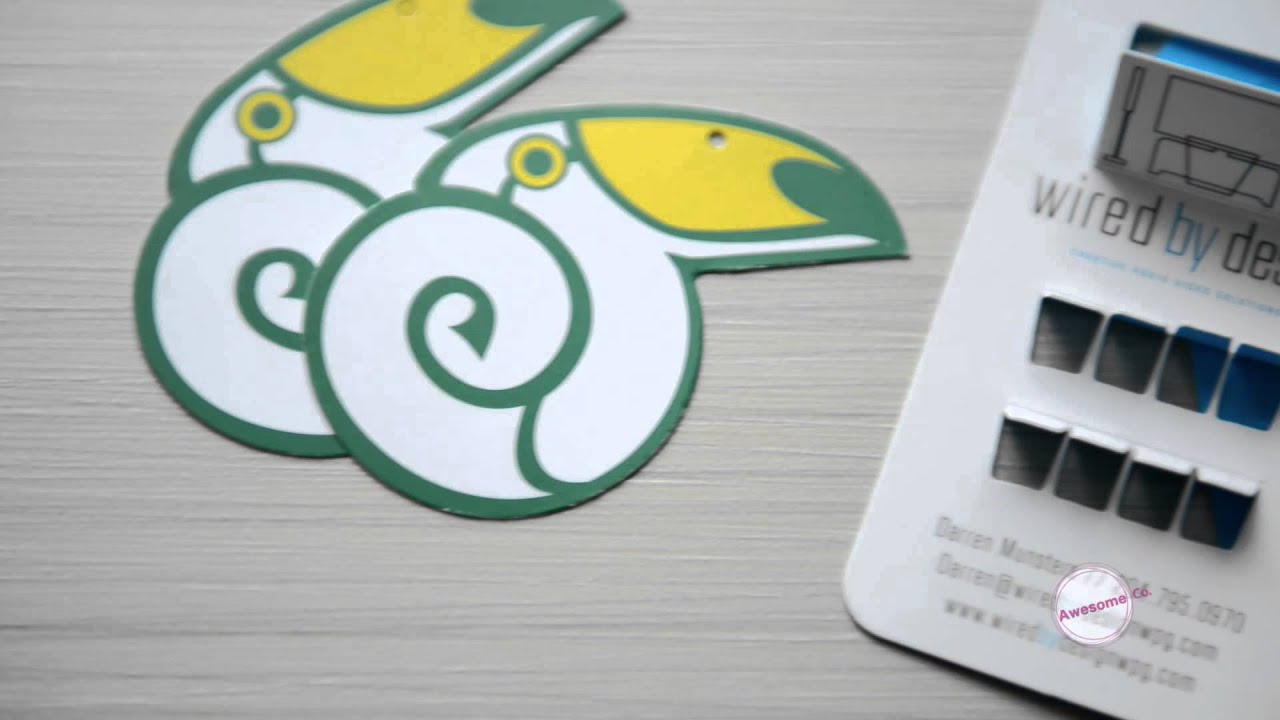 Awesome (Co.) Custom Shaped Cards!