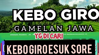Download Lagu KEBO GIRO GAMELAN JAWA YG DI CARI KEBO GIRO ESUK SORE  MP3