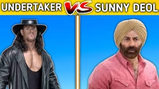 Undertaker VS Sunny deol #trending #viral #vs #comparison