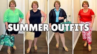 Talbots NEW Summer Arrivals Outfits for Women over 50 (Petite Apple Shape) screenshot 2