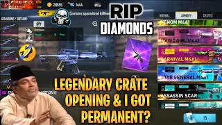 I GOT ALL PERMANENT SKIN IN ARMORY ??? GARENA FREEFIRE ALL WEAPON CRATES IN 15 DIAMONDS 💎💎💎🤑