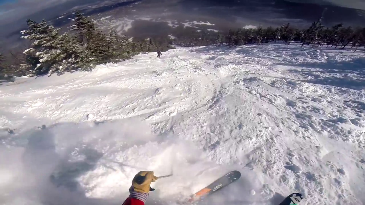 Powder Day Skiing Sugarloaf Mountain In Maine Youtube