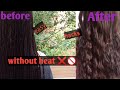 How to curl your hair without heat ❌🥵/How to curl/curls hack #curlyhair #hacks #viral #curlshair