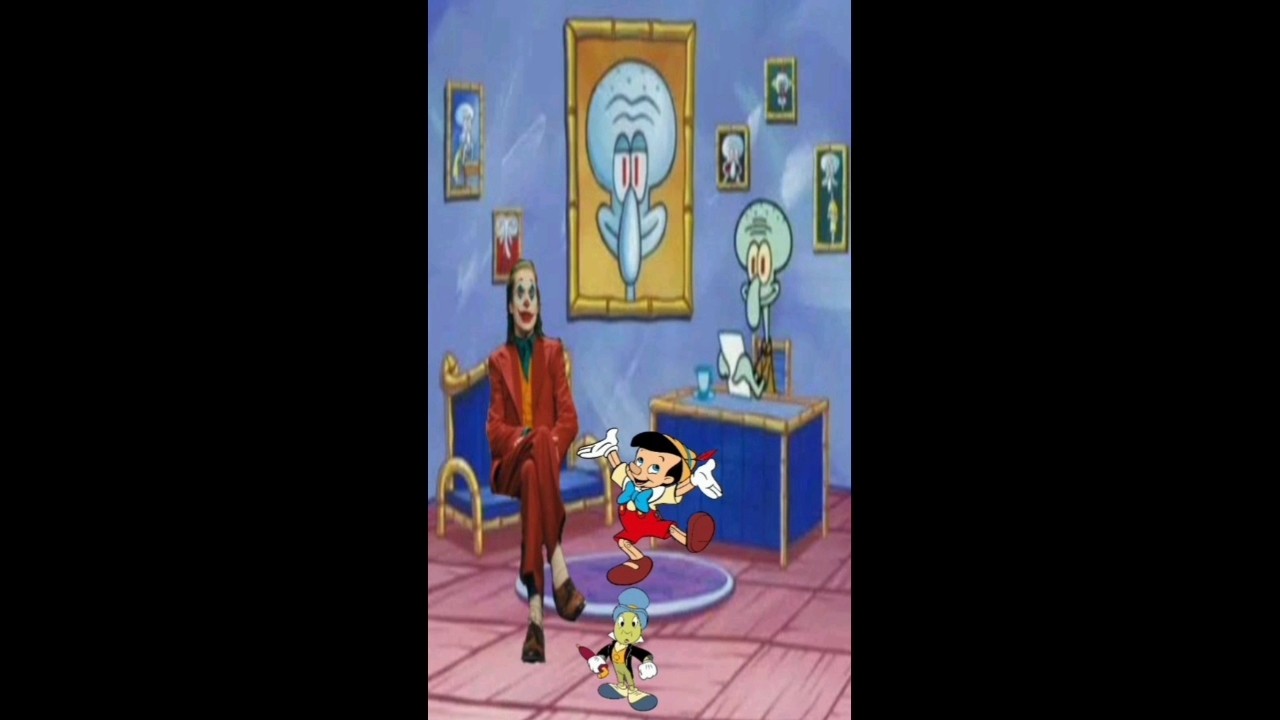 Joker sends Pinocchio and Jiminy Cricket to Jesus #shorts #joker #pinocchio