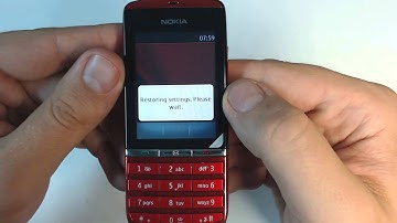 Nokia 300 factory reset