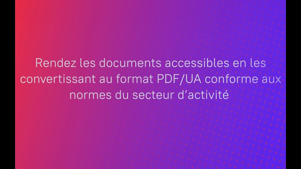 Comment Convertir Un Document En PDF UA Accessible YouTube Comment convertir un document en pdf ua accessible youtube