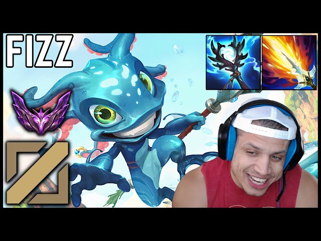 💥 Tyler1 I CAN'T STOP PLAYING FIZZ | Fizz Mid Full Gameplay | Season 14 ᴴᴰ class=