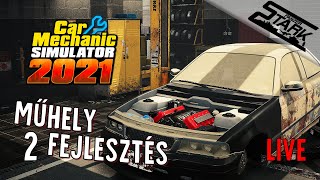 Car Mechanic Simulator 2021 - 2.Rész (Garázs Fejlesztés & Story Küldik) - Stark LIVE