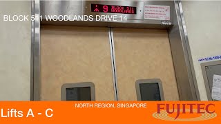 HDB Block 511 Woodlands || Fujitec Elevator