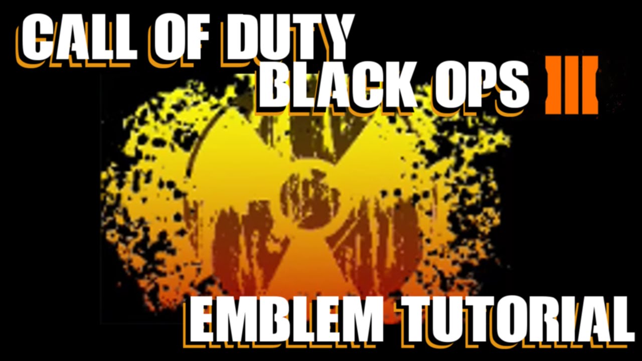 COD BO3 / Call of Duty Black Ops 3 Nuke Emblem Tutorial YouTube