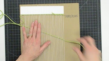 Weaving Stitch: Plain/Tabby