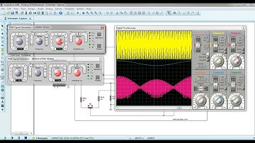 MC1496 balanced modulator(DSB-SC AM)