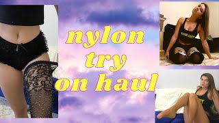 Panties in a knot! | Nylon try on haul
