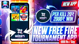 Win27 Esports 🤑 1Kill 20Rs 🏆 Free Fire New Tournament App || FF || khiladi adda free fire tournament