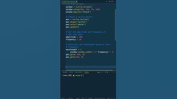 Creating a Mesmerizing Sine Wave Animation with Turtle in Python #coding #python #programming
