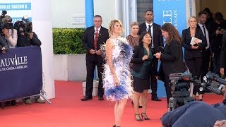 Actress Laura Dern  at the 2017 Deauville film festival for her hommage