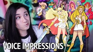 She-Ra Princesses Voice Impressions: THEN & NOW