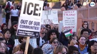 Protest on ASU's campus of U S  Immigration and Customs Enforcement