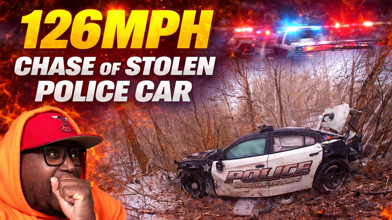 126MPH Chase of Stolen Police Car 𝐑𝐄𝐀𝐂𝐓𝐈𝐎𝐍 - YouTube