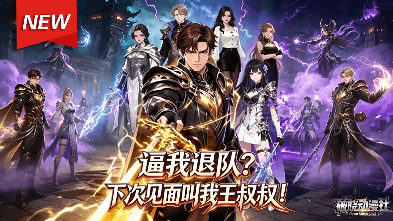 MULTISUB📢新番上线《逼我退队？下次见面叫我王叔叔！》第1~78集丨B级天赋者遭抛弃，觉醒SSS女神系统，一路碾压副本虐翻前队友！#最新漫剧 #破晓动漫社