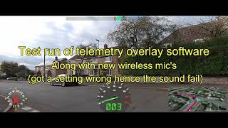 BMW E82 telemetry overlay software test