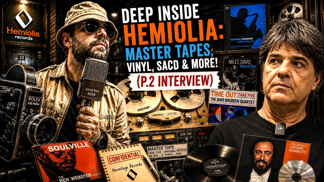 Παρακολούθηση Deep inside Hemiolia: Master Tapes, vinyl, SACD & more! (P.2 The Interview) στο YouTube Παρακολούθηση Deep inside Hemiolia: Master Tapes, vinyl, SACD & more! (P.2 The Interview) στο YouTube
