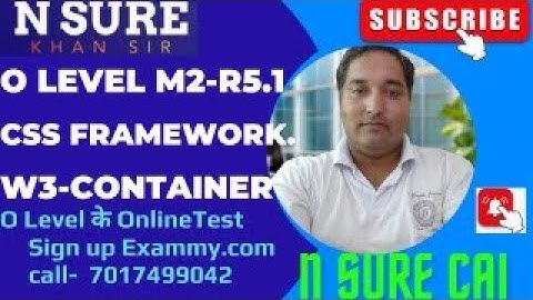 W3.CSS Container | W3.CSS  Frame framework |@nafiskhansirtkd