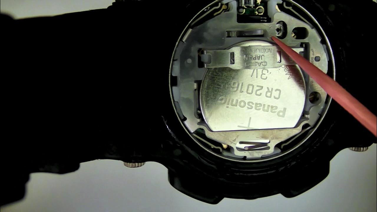 Как поменять батарейку в casio