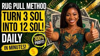 I Turned 3 SOL Into 12.65 SOL Using a Rug Pull Strategy (Full Breakdown)
