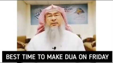 Best time to make Dua before Maghrib Azaan on Friday - Assim al hakeem
