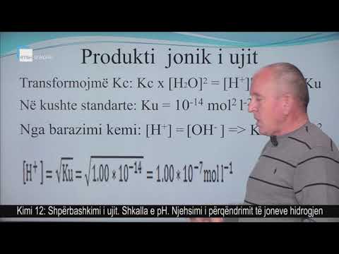 Video: Sa është pH e një tretësire ujore me përqendrim të joneve të hidrogjenit?