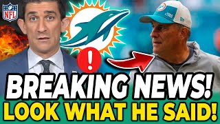 🔴 BREAKING THE SILENCE!! LOOK THIS! - Miami Dolphins News Today NFL 2024 mike mcdaniel