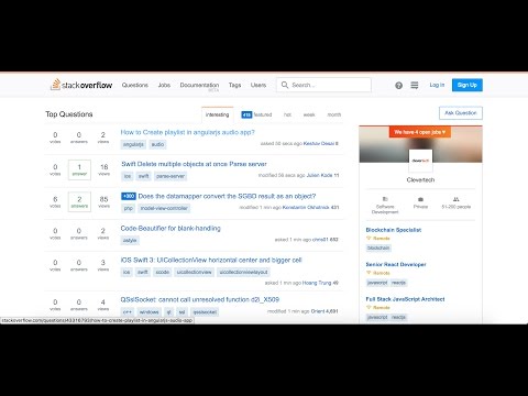 How to source programmers/software developers on Stackoverflow for free