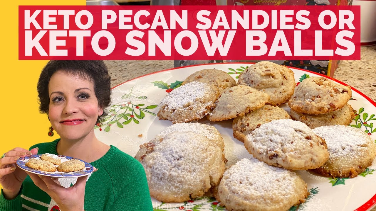 Keto Pecan Sandies or Snow Ball Cookies- 20 minutes and Done