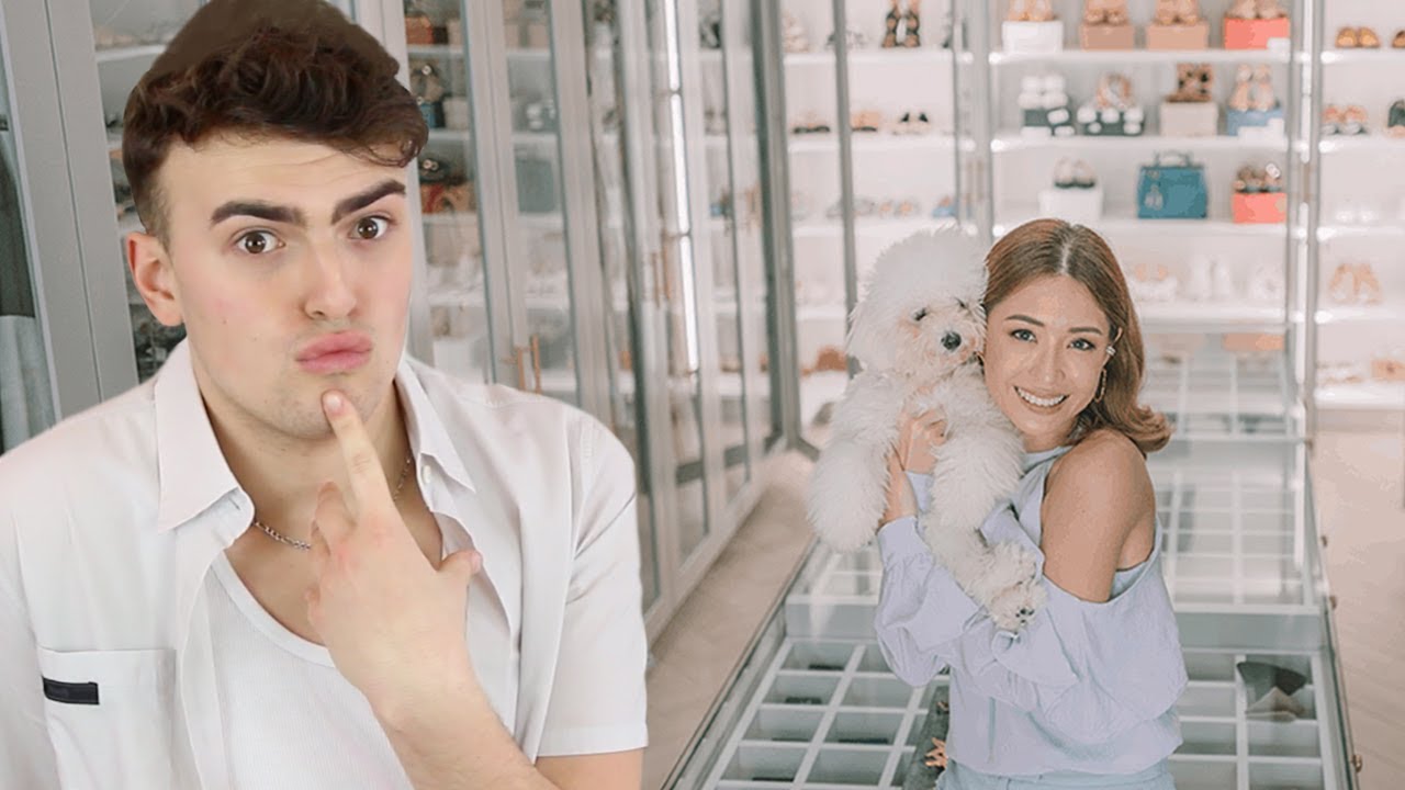Reacting to a REAL Crazy Rich Asians’ Closet (this closet is LITERALLY LIT), on YouTube