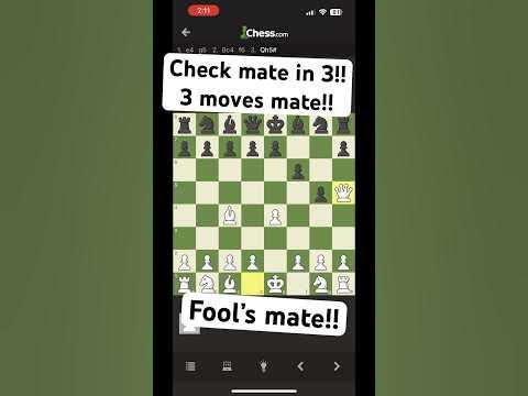 Fool's Mate Unveiled Checkmate in 3 Moves Chess Shorts Mastery # ...