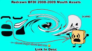 [DOWNLOAD IN DESC] Redrawn BFDI 2008-2009 Mouth Assets!