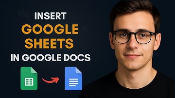 How to Add Google Sheets in Google Docs (Step-by-Step Guide)