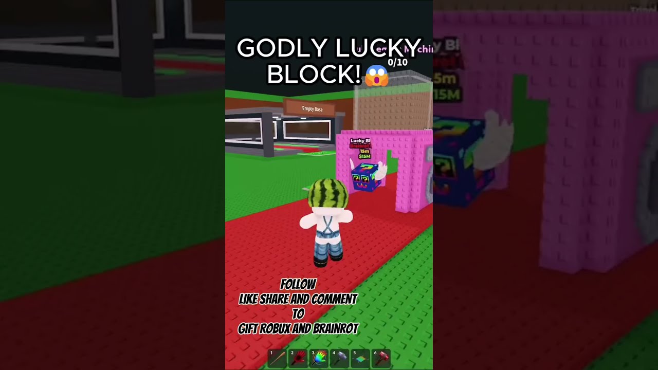  1 HOUR MAX LUCK In Steal A Brainrot