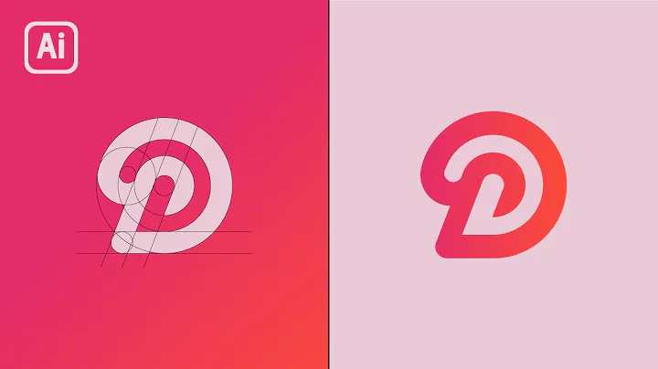 How to Make a Letter Logo Using Circular Grid - D Letter Logo Design Illustrator